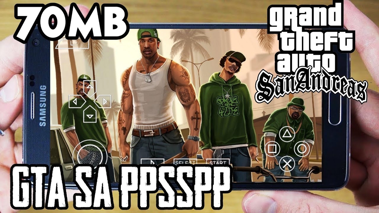 GTA San Andreas PPSSPP (70MB) For Android Download